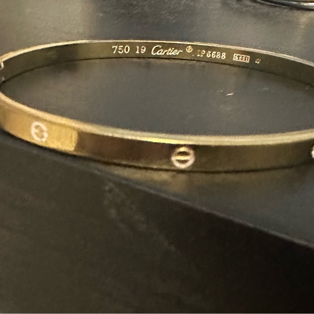 Cartier gold bracelet